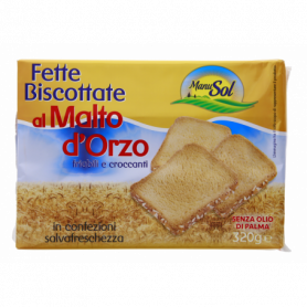 FETTE BISCOTTATE CON MALTO E ORZO 320G