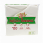TOVAGLIOLI BIANCHI 38X38CM 2 VELI 100PZ