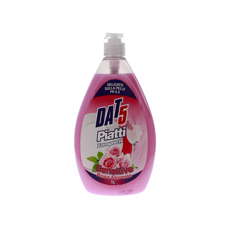 DETERSIVO PER PIATTI SENSITIVE ROSA FLOREALE 1 L