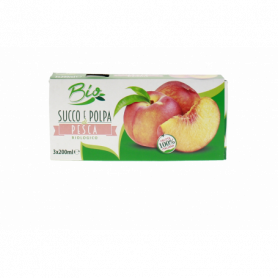 SUCCO E POLPA PESCA 100%IT 3X200ML