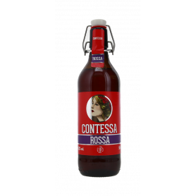 BIRRA ROSSA CONTESSA IN VETRO . 0,5L