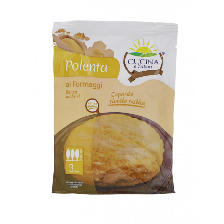 POLENTA PRONTA AI FORMAGGI 170G