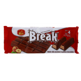 WAFER CREMA NOCCIOLA RICOPERTO AL CIOC.LATTE 4X45G