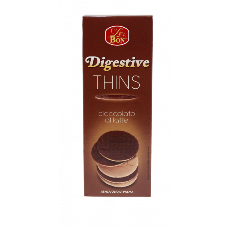 BISCOTTI DIGESTIVE THINS CON CIOCCOLATO AL LATTE