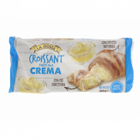 CROISSANT ALLA CREMA CON LIEVITO NATURALE 10PZ 500G