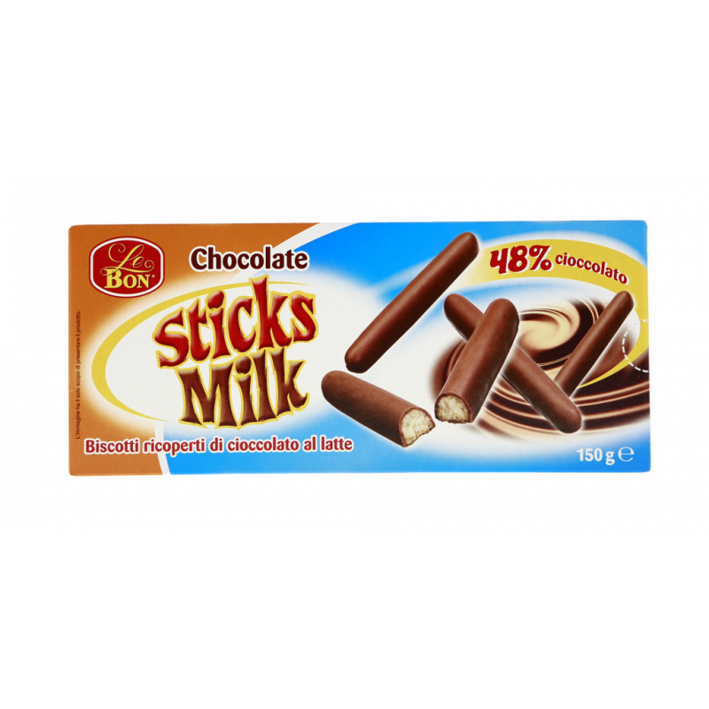 BISCOTTI RICOPERTI DI CIOCCOLATO AL LATTE 150G