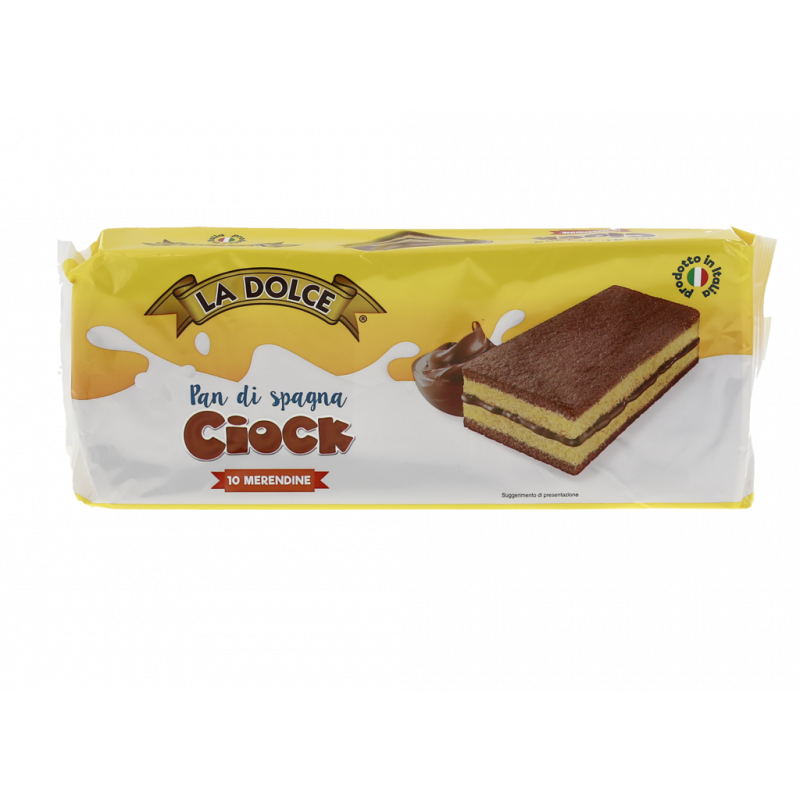 MERENDINE PAN DI SPAGNA CON CIOCCOLATO 10PZ 280G