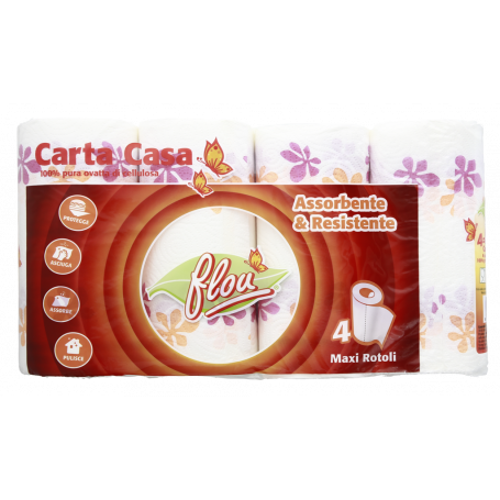 ASCIUGATUTTO MAXI ROTOLI  2 VELI 4PZ