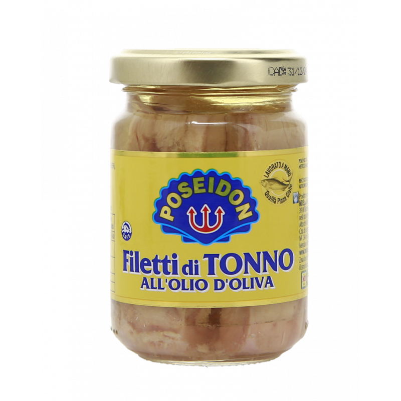 FILETTI DI TONNO ALL'OLIO D'OLIVA 120G