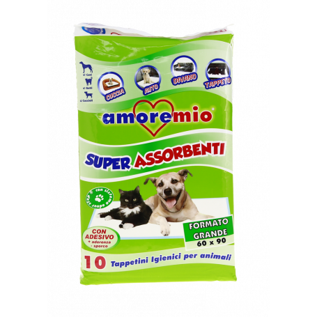 TRAVERSE PER CANI DI TAGLIA GRANDE 60X90CM 10PZ