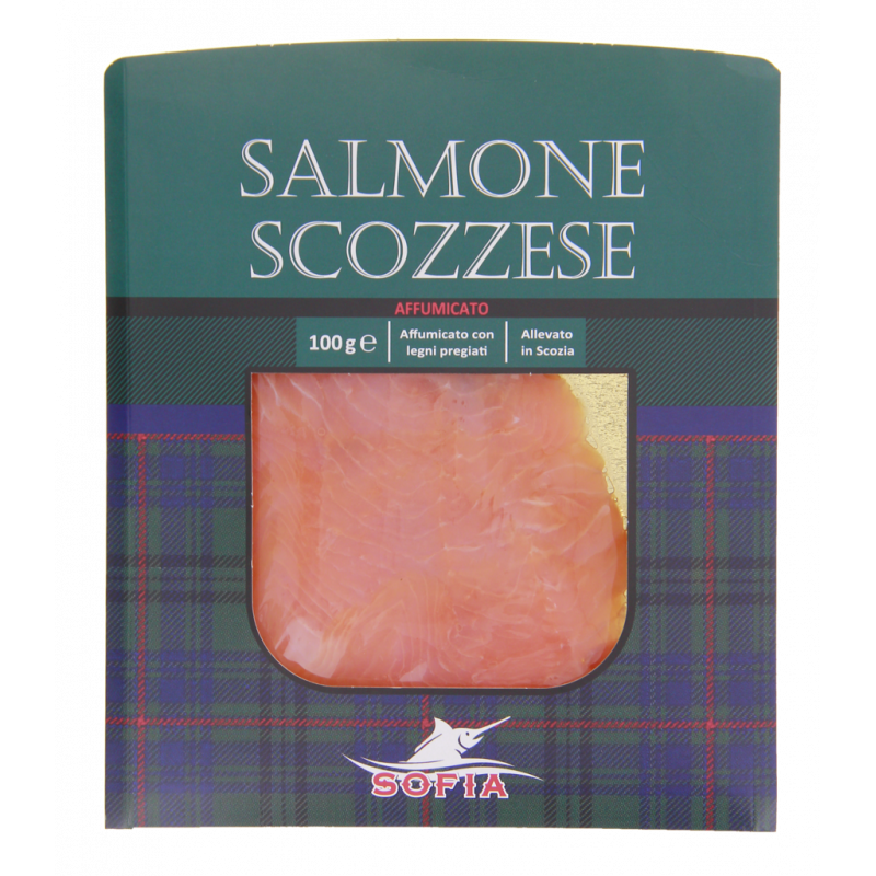 SALMONE SCOZZESE AFFUMICATO 100G