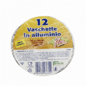 CONTENITORI IN ALLUMINIO PER CREAM CARAMEL 12PZ