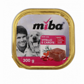 PATE' CANE CON VITELLO E CAROTE 300G