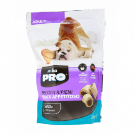 BISCOTTI RIPIENI DI CARNE PER CANI 350G