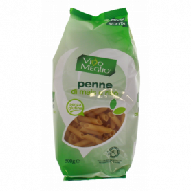 PASTA SECCA PENNE RIGATE MAIS/RISO 500G