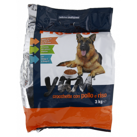 CROCCHETTE CANE CON POLLO E RISO 3KG