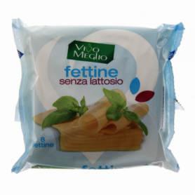 FETTINE DI FORMAGGIO SENZA LATTOSIO 200G