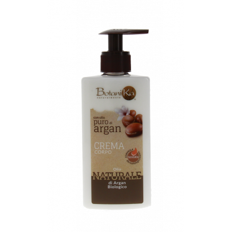 CREMA CORPO CON OLIO NATURALE DI ARGAN BIOLOGICO 250 ML