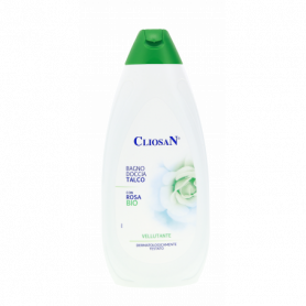 BAGNODOCCIA VELLUTANTE AL TALCO CON ROSA BIO 500 ML