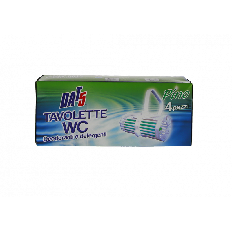 TAVOLETTE PER WC DEODORANTI E DETERGENTI FIORITO 4 PZ