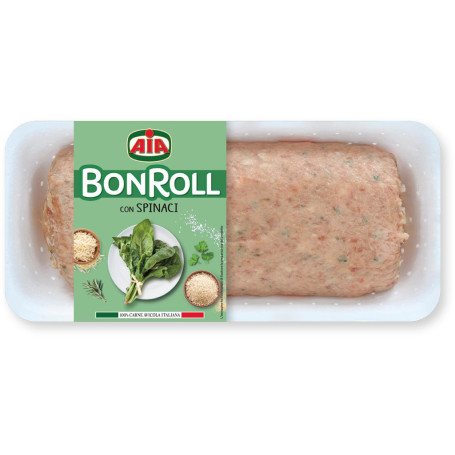 BON ROLL DI TACCHINO CON SPINACI