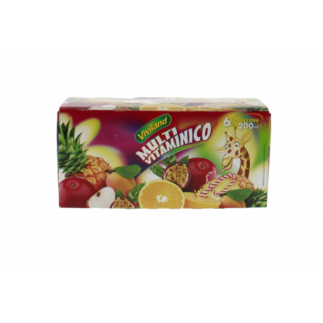 SUCCO MULTIVITAMINICO 30% 6X200ML