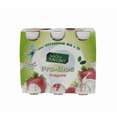 PRO BIOS LATTE E FRUTTA 6X100G