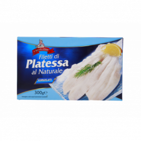 FILETTO DI PLATESSA AL NATURALE 300G