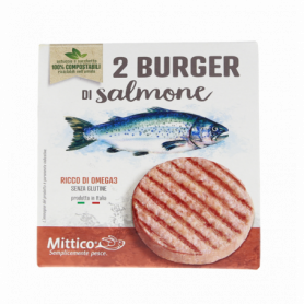 BURGER DI SALMONE SURGELATI 160G