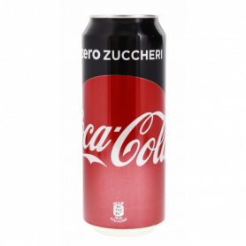 COCA COLA ZERO IN LATTINA 0,5L