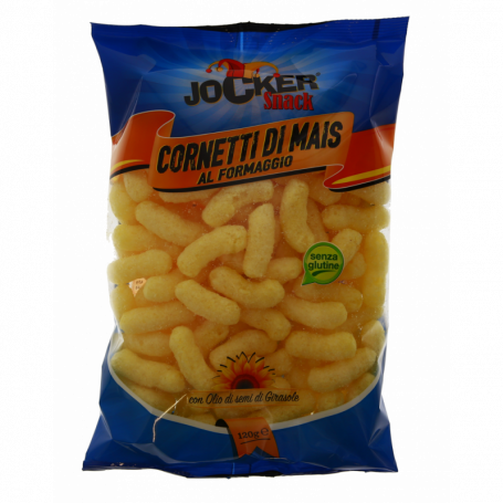 CORNETTI DI MAIS GUSTO FORMAGGIO 120G