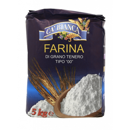 FARINA DI GRANO TENERO DI TIPO 00 5KG