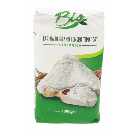 FARINA DI GRANO TENERO DI TIPO 00 BIOLOGICA 1KG