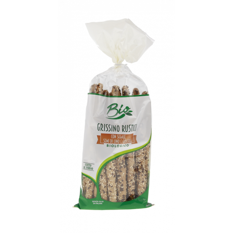 GRISSINO RUSTICO CON SEGALE 200G